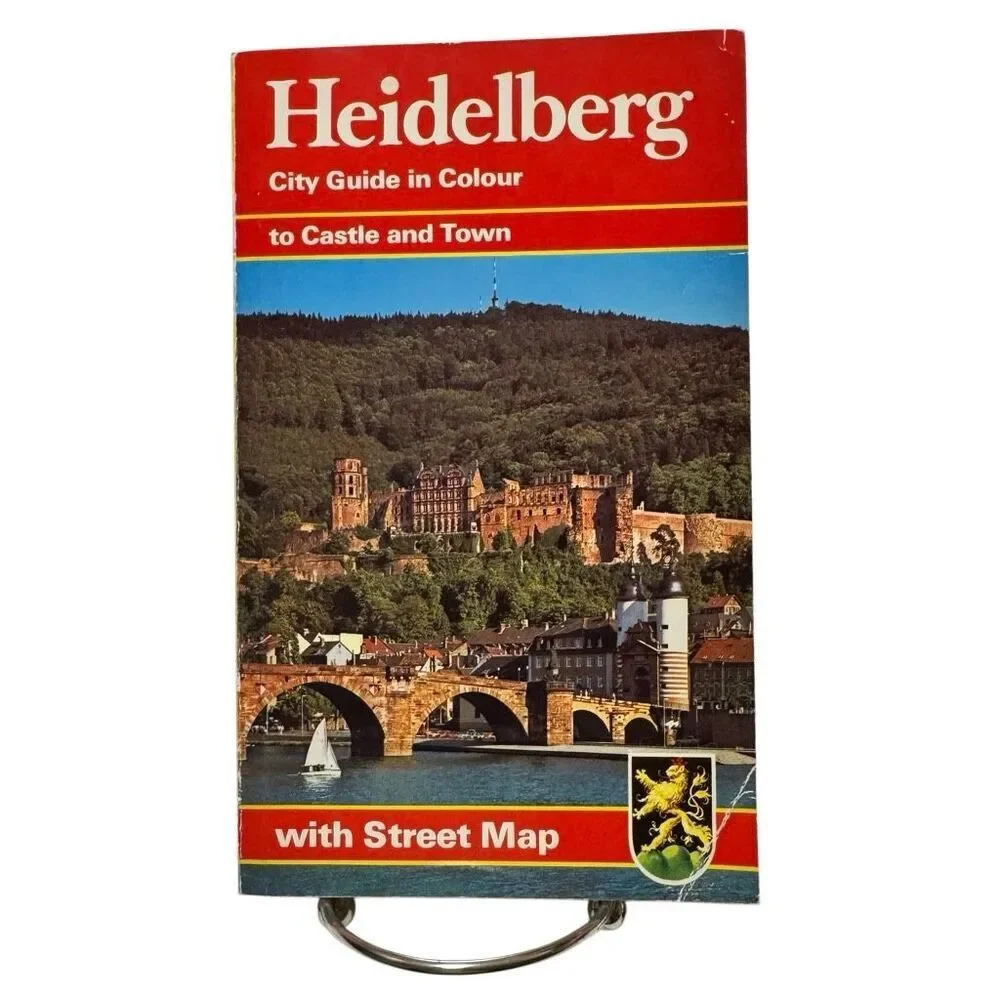 Heidelberg City Guide In Color With Foldout Map in back